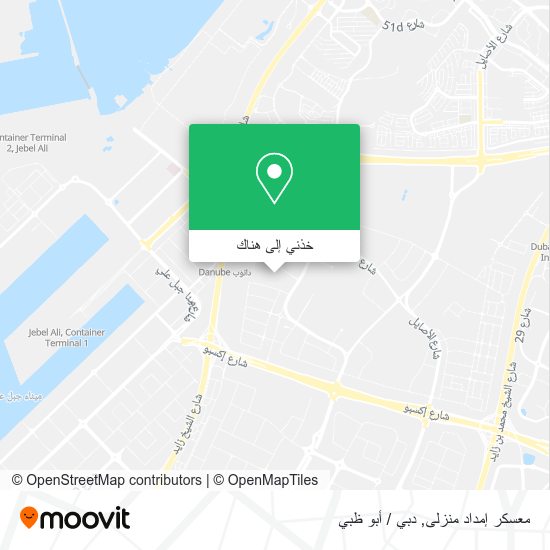 خريطة معسكر إمداد منزلى