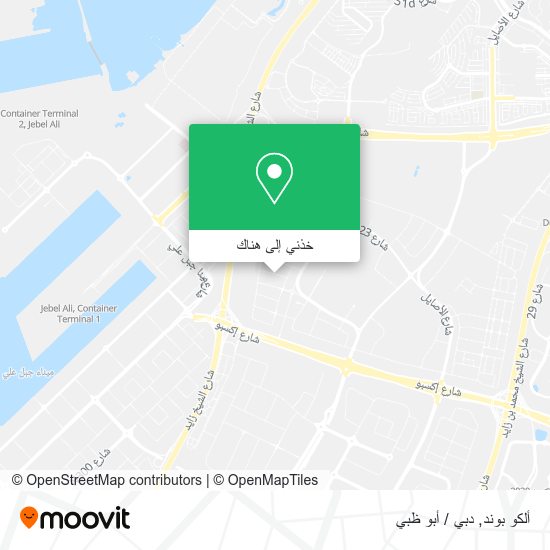 خريطة ألكو بوند