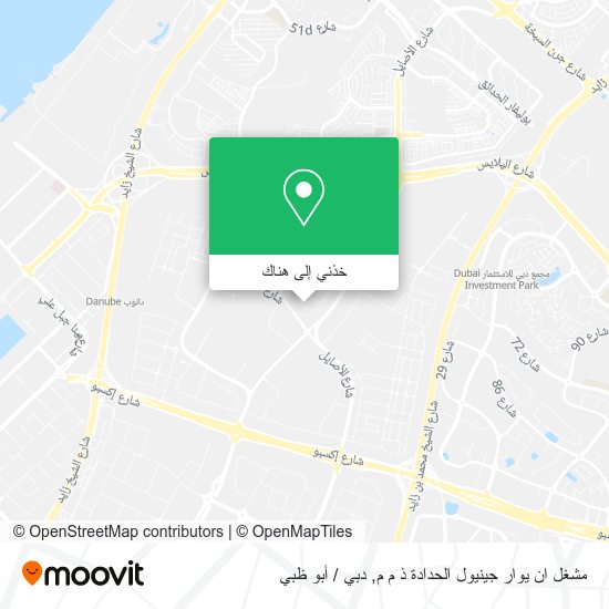 خريطة مشغل ان يوار جينيول الحدادة ذ م م