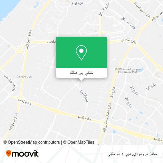 خريطة مخبز برودواي