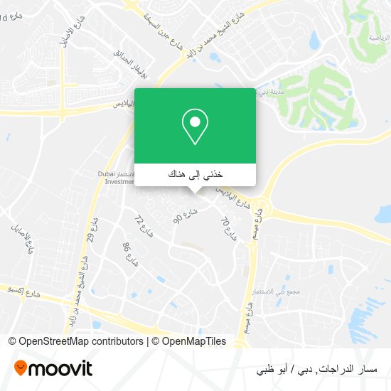 خريطة مسار الدراجات