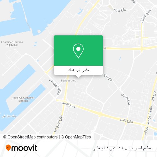 خريطة مطعم قصر ديسل هت