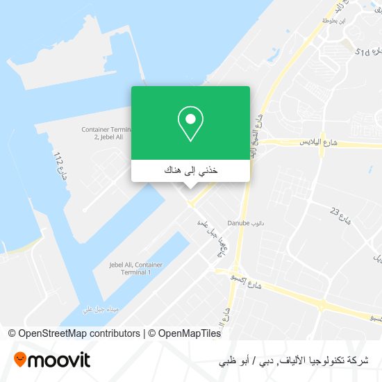 خريطة شركة تكنولوجيا الألياف