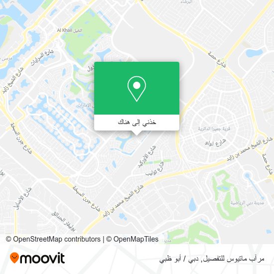 خريطة مرآب ماتيوس للتفصيل