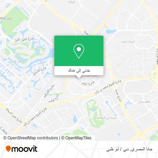 خريطة جانا المصري