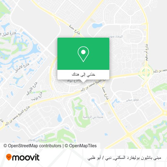 خريطة مبنى بانثيون بوليفارد السكني
