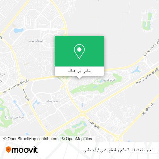 خريطة الجازة لخدمات التعليم والتعلم