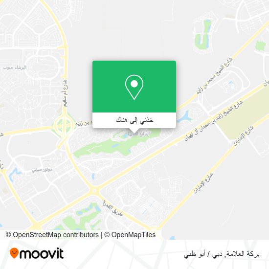 خريطة بركة العلامة