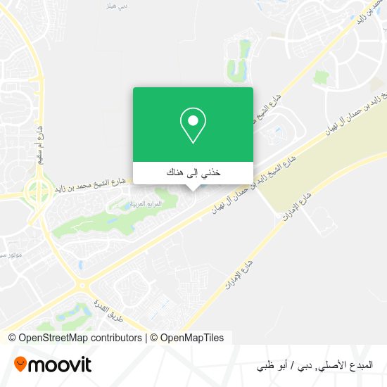 خريطة المبدع الأصلي