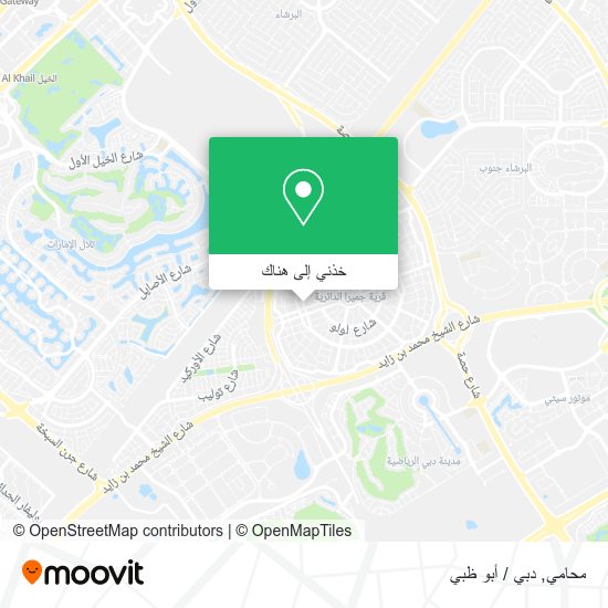 خريطة محامي