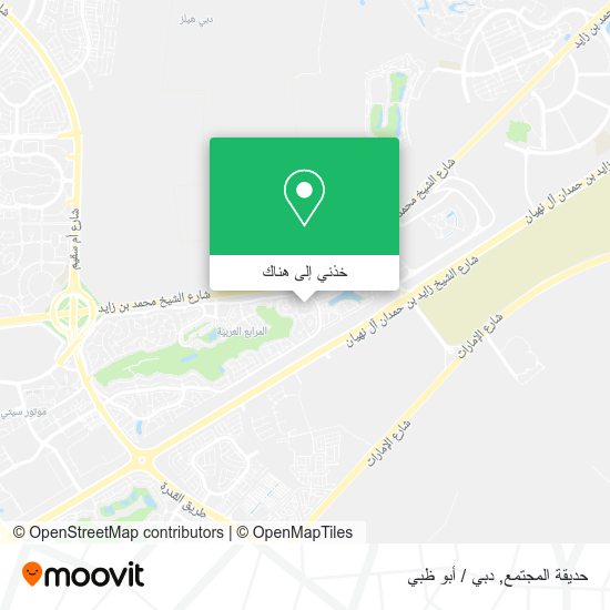 خريطة حديقة المجتمع