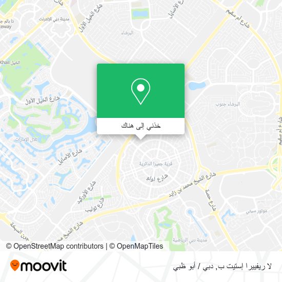 خريطة لا ريفييرا إستيت ب