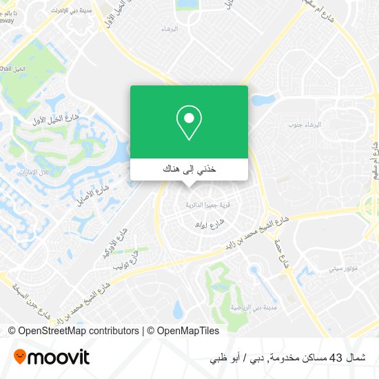 خريطة شمال 43 مساكن مخدومة