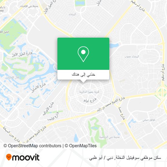 خريطة سكن موظفي سوفيتيل النخلة