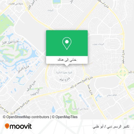 خريطة تكبير الرسم
