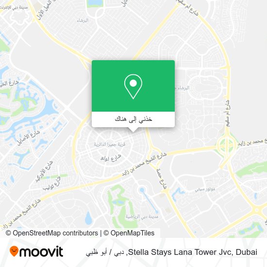 خريطة Stella Stays Lana Tower Jvc, Dubai