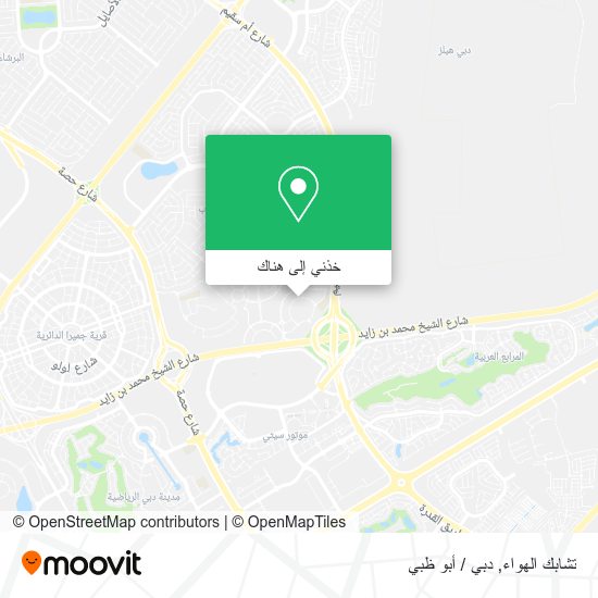 خريطة تشابك الهواء