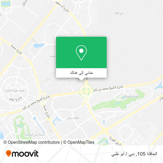 خريطة الحافلة 105