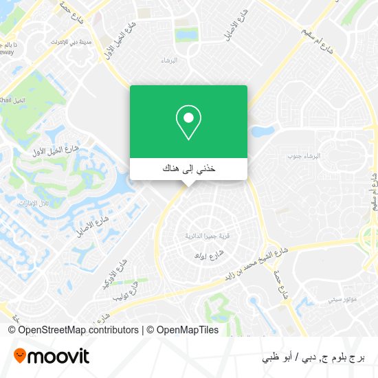 خريطة برج بلوم ج