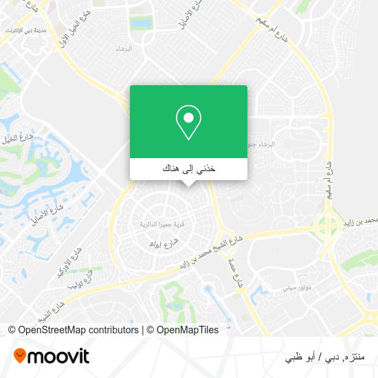 خريطة منتزه