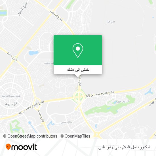 خريطة الدكتورة أمل الملا