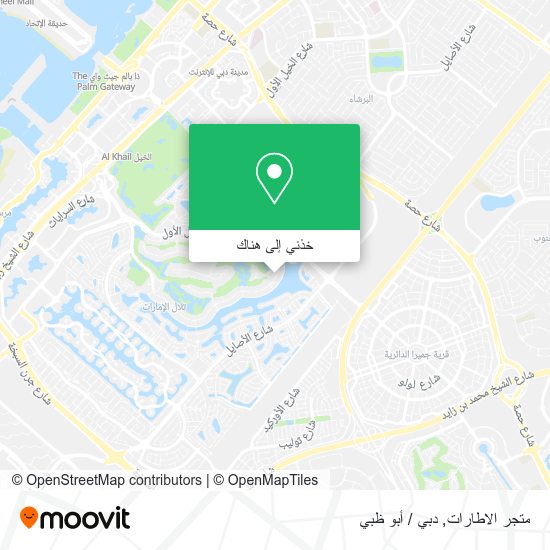 خريطة متجر الاطارات