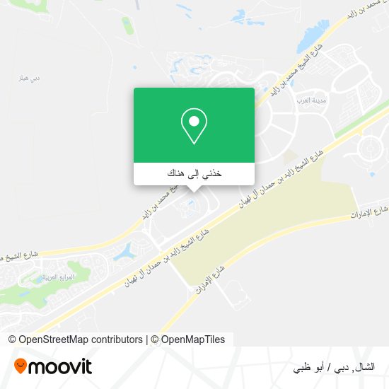 خريطة الشال