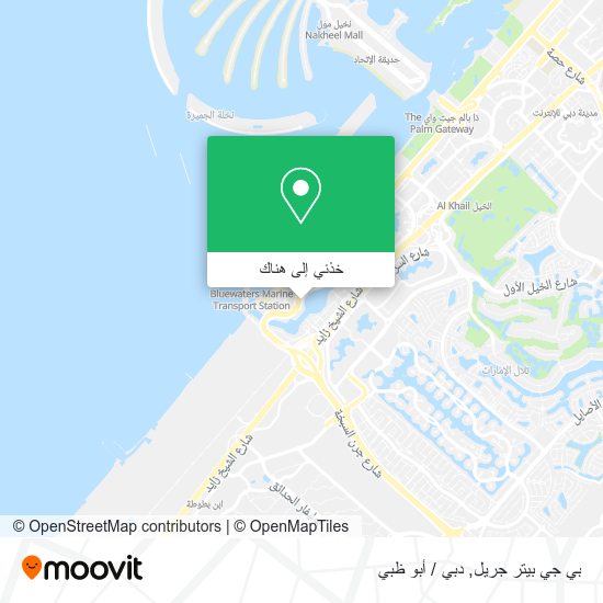 خريطة بي جي بيتر جريل