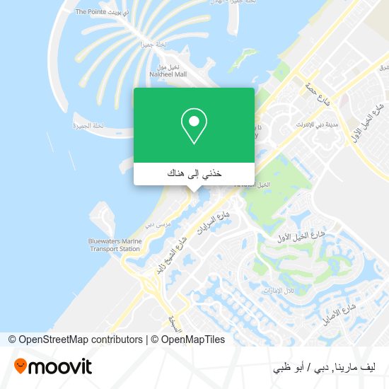 خريطة ليف مارينا