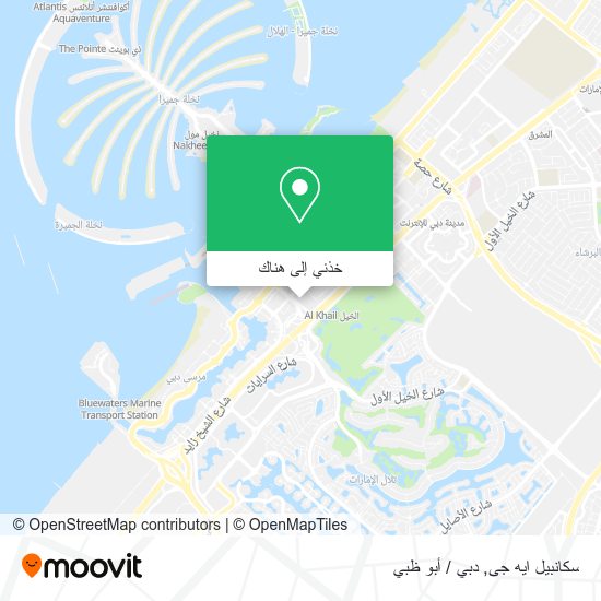 خريطة سكانبيل ايه جى