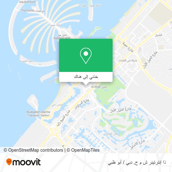 خريطة ذا إنترتينر ش م ح