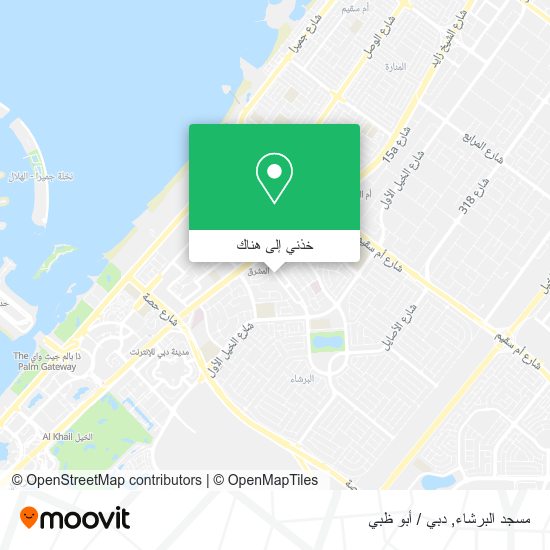 خريطة مسجد البرشاء