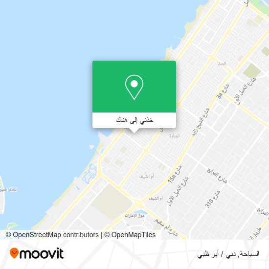 خريطة السباحة