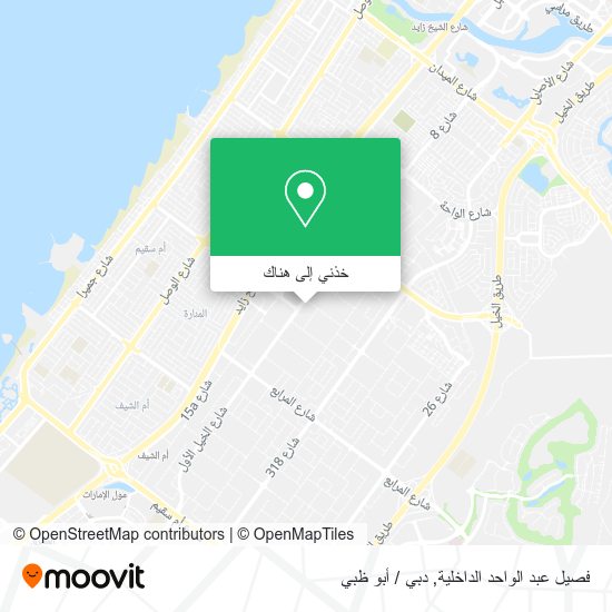 خريطة فصيل عبد الواحد الداخلية