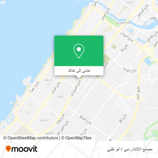 خريطة مصنع الاثاث