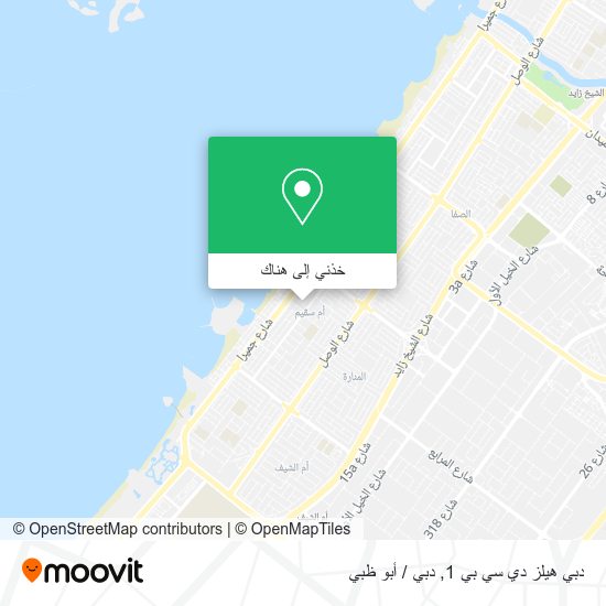 خريطة دبي هيلز دي سي بي 1