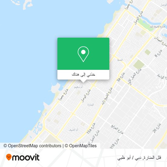 خريطة فلل المنارة