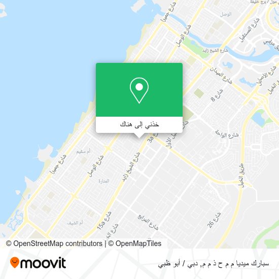 خريطة سبارك ميديا م م ح ذ م م