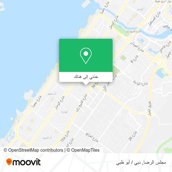 خريطة مجلس الرضا