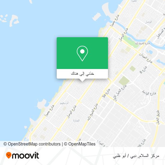 خريطة مركز السلام
