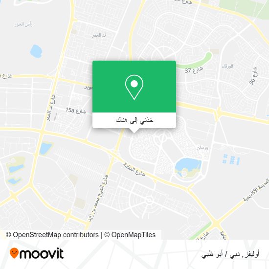 خريطة أوليفز