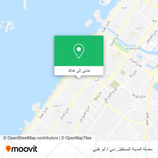 خريطة مغسلة المدينة المستقبل