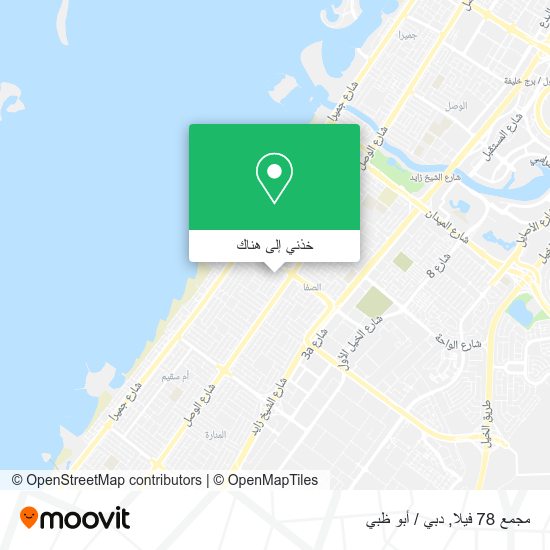 خريطة مجمع 78 فيلا