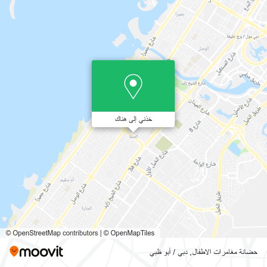 خريطة حضانة مغامرات الاطفال