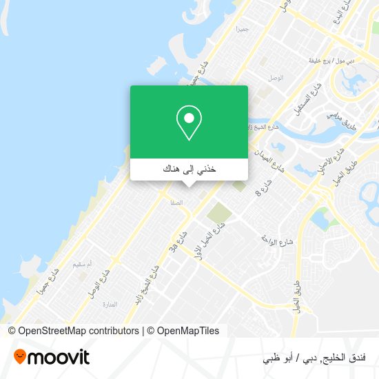 خريطة فندق الخليج