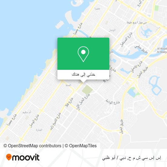 خريطة إس إس سي ش م ح