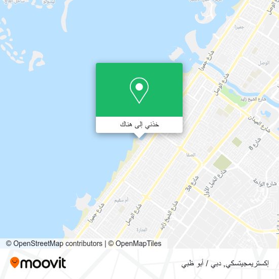 خريطة إكستريمجيتسكي