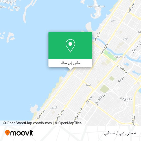 خريطة شاطئي