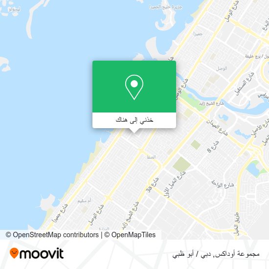 خريطة مجموعة أوداكس