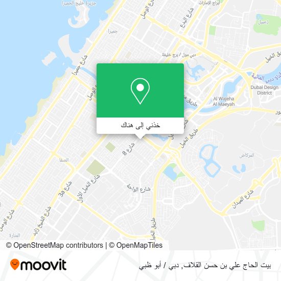 خريطة بيت الحاج علي بن حسن القلاف
